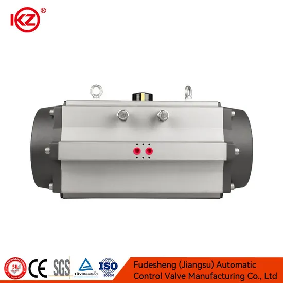 Square Axis Valve Pneumatic Head At32-270 Double Acting Pneumatic Actuator for Butterfly Valves